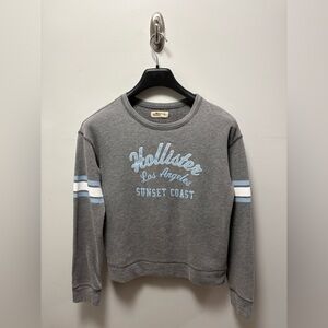 *Hollister Gray and Blue Women's Sweater
